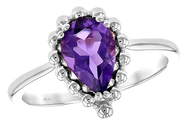 A244-49524: LDS RING 1.06 CT AMETHYST