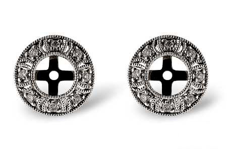 C055-44924: EARRING JACKETS .12 TW (FOR 0.50-1.00 CT TW STUDS)