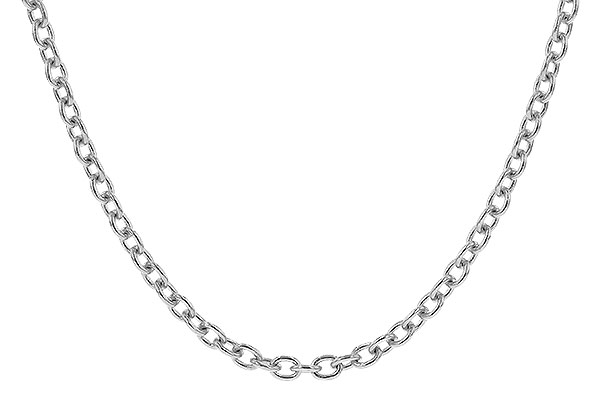 C329-06760: CABLE CHAIN (20IN, 1.3MM, 14KT, LOBSTER CLASP)