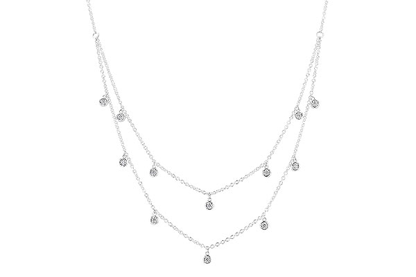 E329-01351: NECKLACE .22 TW (18 INCHES)