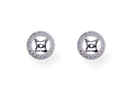 F239-05842: EARRING JACKET .32 TW (FOR 1.50-2.00 CT TW STUDS)