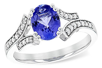 G245-43178: LDS RG 1.15 TANZANITE 1.30 TGW