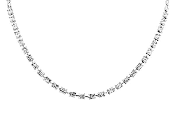 G329-04033: NECKLACE 2.02 TW BAGUETTE