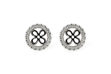 H242-67660: EARRING JACKETS .30 TW (FOR 1.50-2.00 CT TW STUDS)