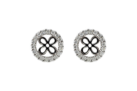 H242-67660: EARRING JACKETS .30 TW (FOR 1.50-2.00 CT TW STUDS)