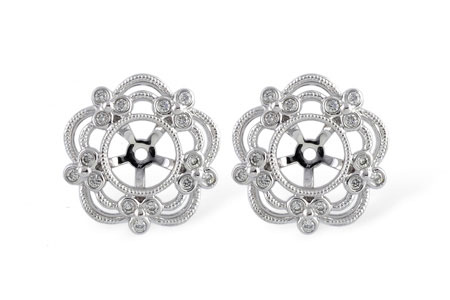K240-85905: EARRING JACKETS .16 TW (FOR 0.75-1.50 CT TW STUDS)