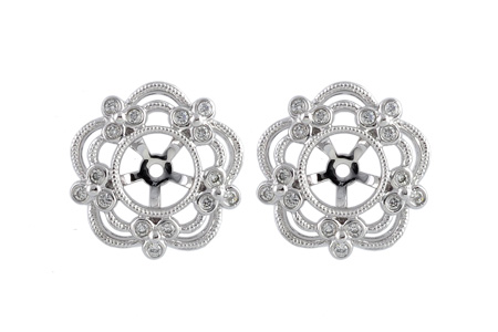 K240-85905: EARRING JACKETS .16 TW (FOR 0.75-1.50 CT TW STUDS)