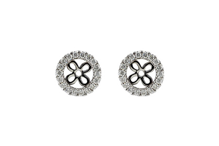 K242-67651: EARRING JACKETS .24 TW (FOR 0.75-1.00 CT TW STUDS)